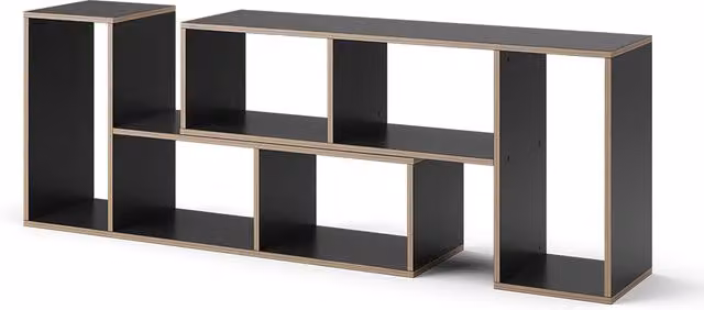 Set di 2 Librerie Tetrix Vicco Antracite L: 112.8 cm, P: 56.4 cm, H: 30.0 cm – 1