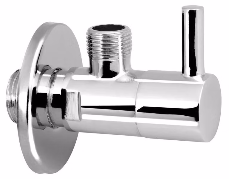 Valvole ad angolo Aqualine - Valvola ad angolo 1/2 "x3/8", senza dado, cromo 5317