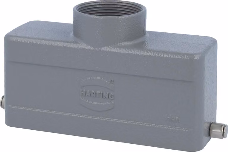HARTING Han 24B Custodia a manicotto bassa, 1xPG29 uscita cavo diritta, per 1 staffa (nella parte inferiore) Vite PG29