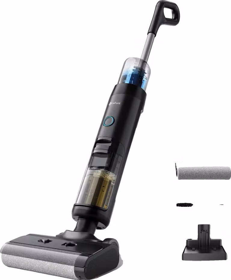 Aspirapolvere a batteria per liquidi e solidi, potenza di aspirazione 13000 Pa, autopulente, LS200