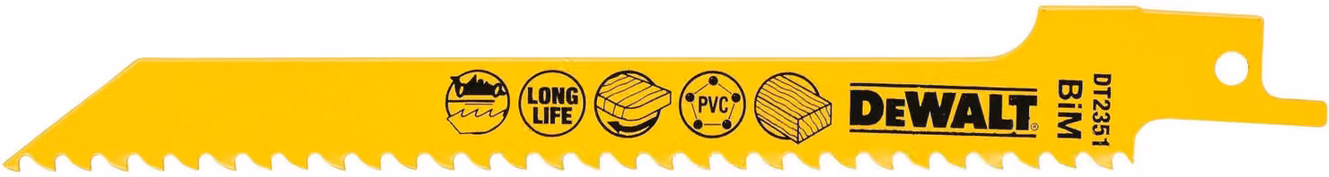 DEWALT Saebelsaegeblatt BIM Holz 152mm 5Stk