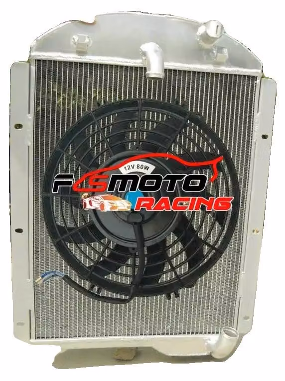Radiatore, Lega di alluminio, Capacità di raffreddamento migliorata, Radiatore e 1 ventola