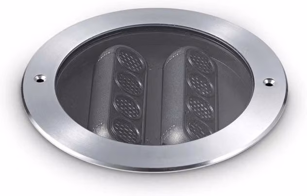 Tecnico Moderno Taurus Alluminio Cromo Led 13,5W 3000K Luce Calda