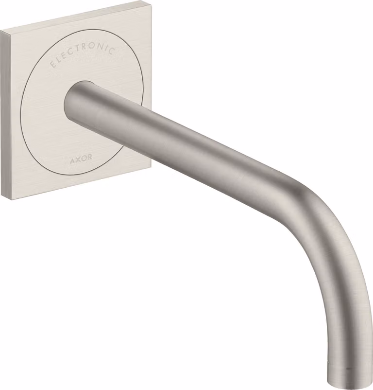 hansgrohe AXOR Uno Mitigeur de lavabo, électronique, encastré, saillie 225mm, alimentation secteur, 38120800, 38120800