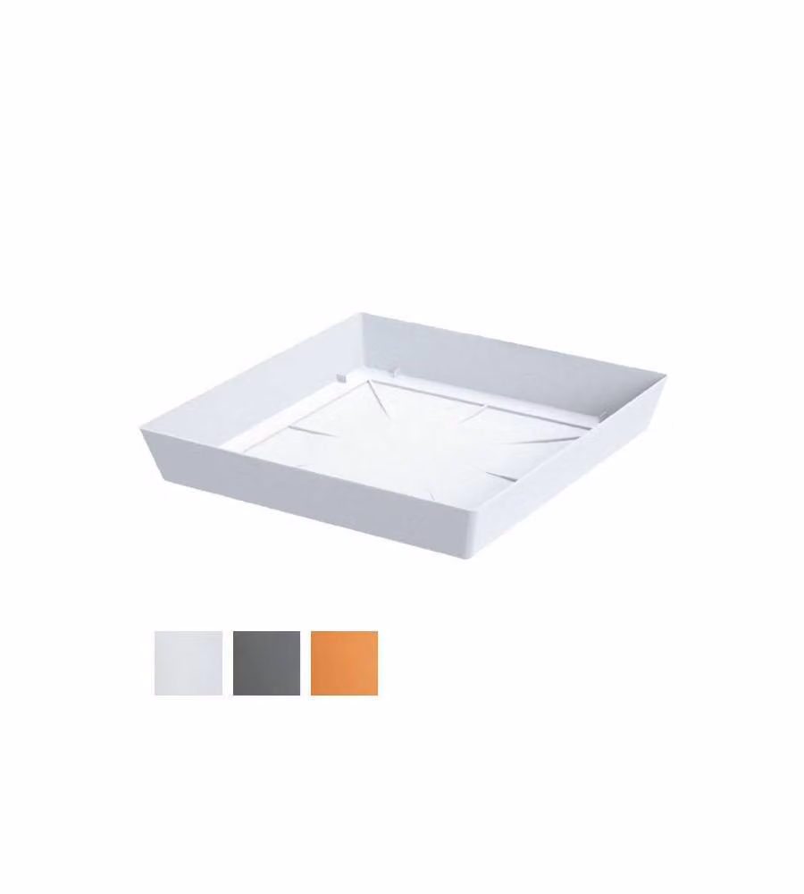 Sottovaso Lofly Low Quadro Grigio     17X17 Pplast