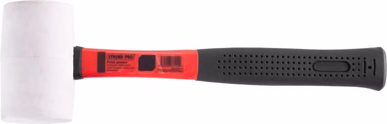 Martello Strend Pro HM212, 340 g, in gomma, testa bianca, manico in PVC, TPR, lunghezza del manico 290 mm