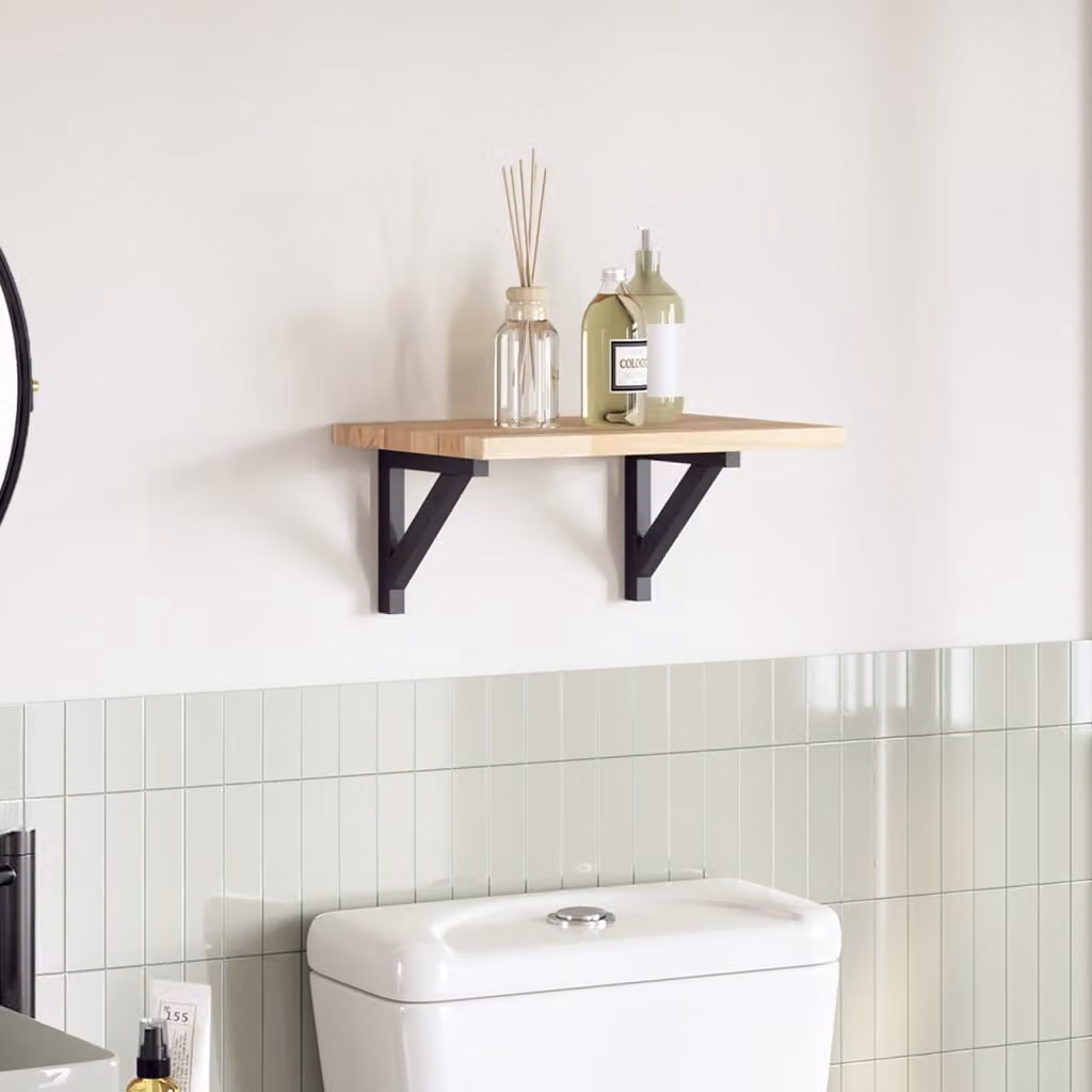 vidaXL Piano per Tavolo Rettangolare in Legno di Acacia Marrone L: 60 cm, P: 30 cm, H: 2 cm