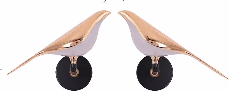 Lampada da parete Vogel, finitura oro rosa, temperatura di colore regolabile, B, variabile