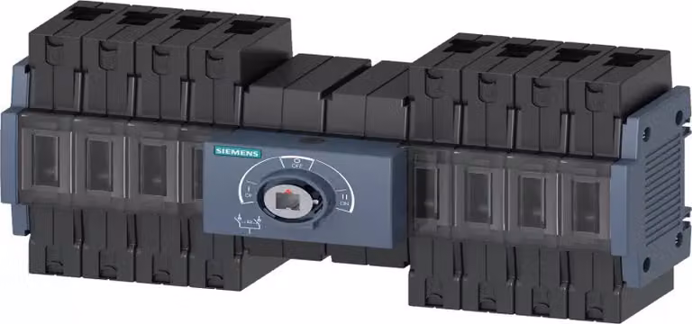 Siemens SENTRON, commutatore di rete 3KC, azionamento manuale, MTSE, grandezza: 1, a 4 poli, Iu: 16 A 3KC04162ME000AA0
