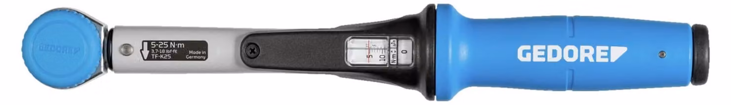 Chiave dinamometrica TORCOFIX TF-K 5-25 Nm 1/4" Gedore | 4010886965566