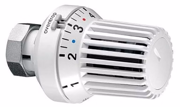Termostato Oventrop Uni XH bianco con posizione zero M 30 x 1,5