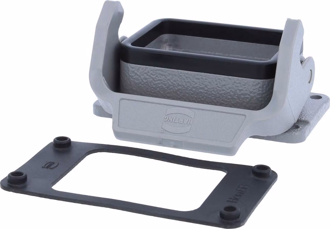 Custodia AB con 1 supporto, dimensione 6 B - Estensione della custodia per connettore industriale 09 30 006 0301