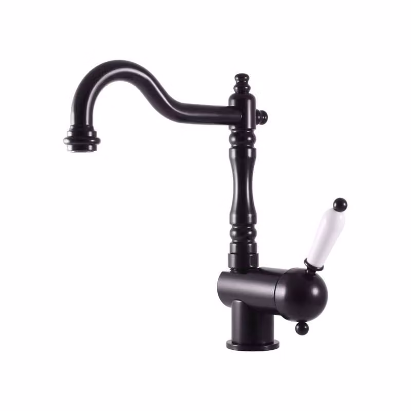 Slezák-RAV Slezák RAV Labe L508/8CMAT Miscelatore per lavello Colore: nero opaco, Dimensioni: 3/8''