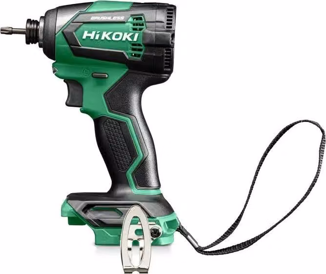 Hikoki WH18DEW4Z, Avvitatore a impulsi, Impugnatura a pistola, 1/4", Mandrino a serraggio rapido, Nero, Verde, Senza spazzole