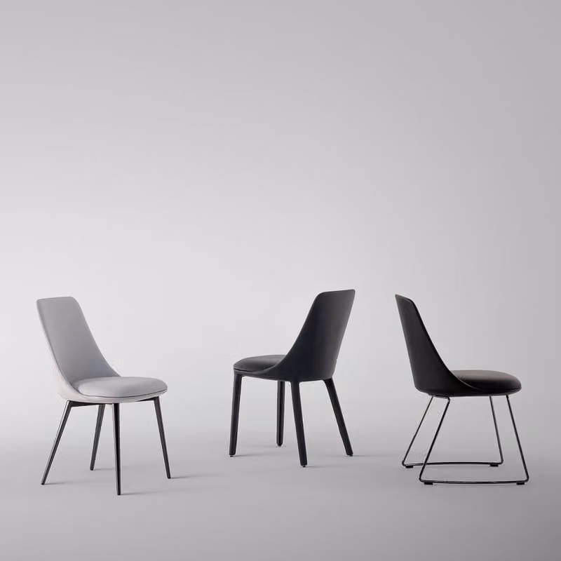 Sedia Itala Bonaldo gambe rivestite