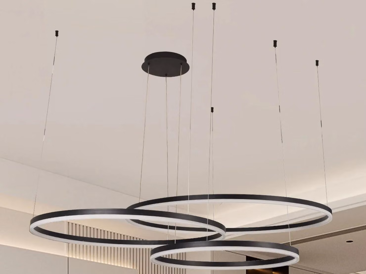 Lampada a sospensione a LED con telecomando, 170W - J4385/B