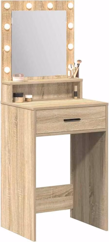 Tavolo da Trucco con cassetto Rovere Sonoma 50 x 41 x 135 cm