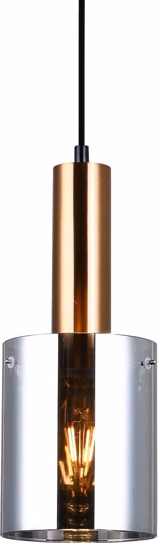Italux Sardo, lampada a sospensione moderna in ottone PND-5581-1-BRO+SG