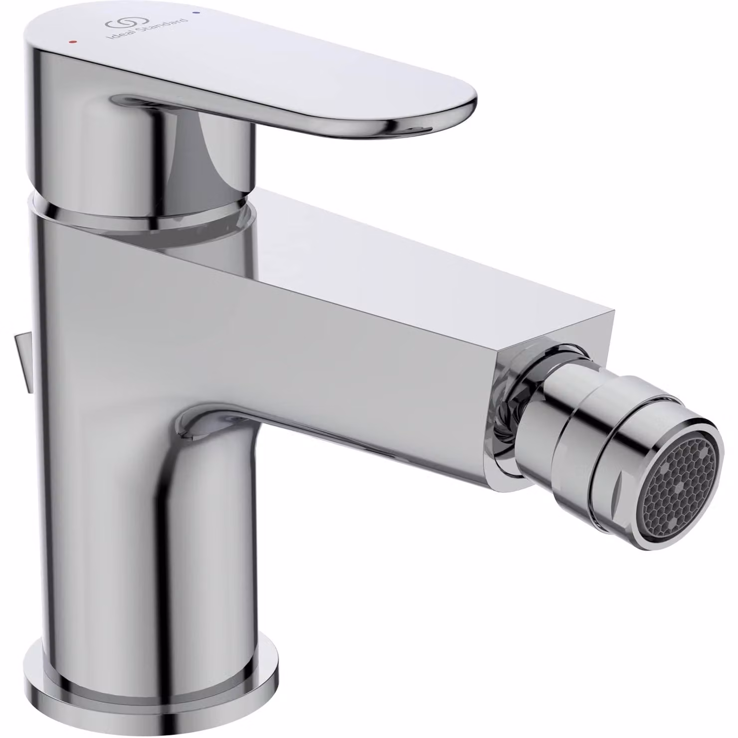 Rubinetto per bidet, modello Cerafine O, miscelatore monocomando, cromato, portata 5 l/min