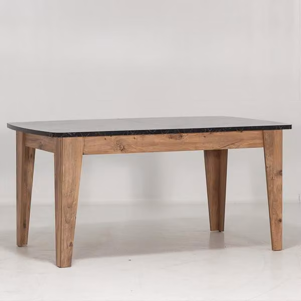 Brauner rechteckiger Tisch Esszimmertisch Designer Holztische
