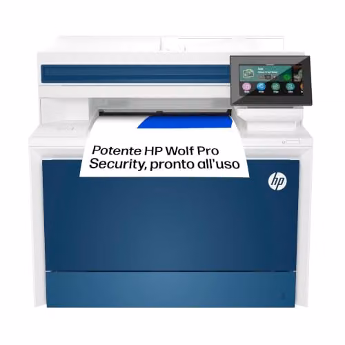 HP Color LaserJet Pro MFP 4302dw (4RA83F), Stampa, Copia, Scansiona, Fronte e Retro Automatico, Stampante a Colori, 35/33 (Letter/A4) ppm, USB, Wi-Fi, Ethernet, HP App, per Ambienti Professionali, Blu