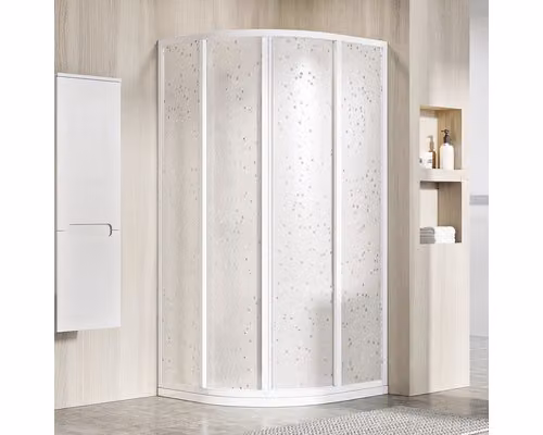 Cabina doccia RAVAK SKCP4-90 195 doppia porta bianco+perla 3117O10211