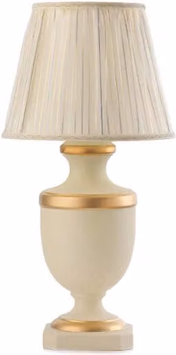 Lampada da tavolo Imperiale Onli in ceramica e tessuto beige