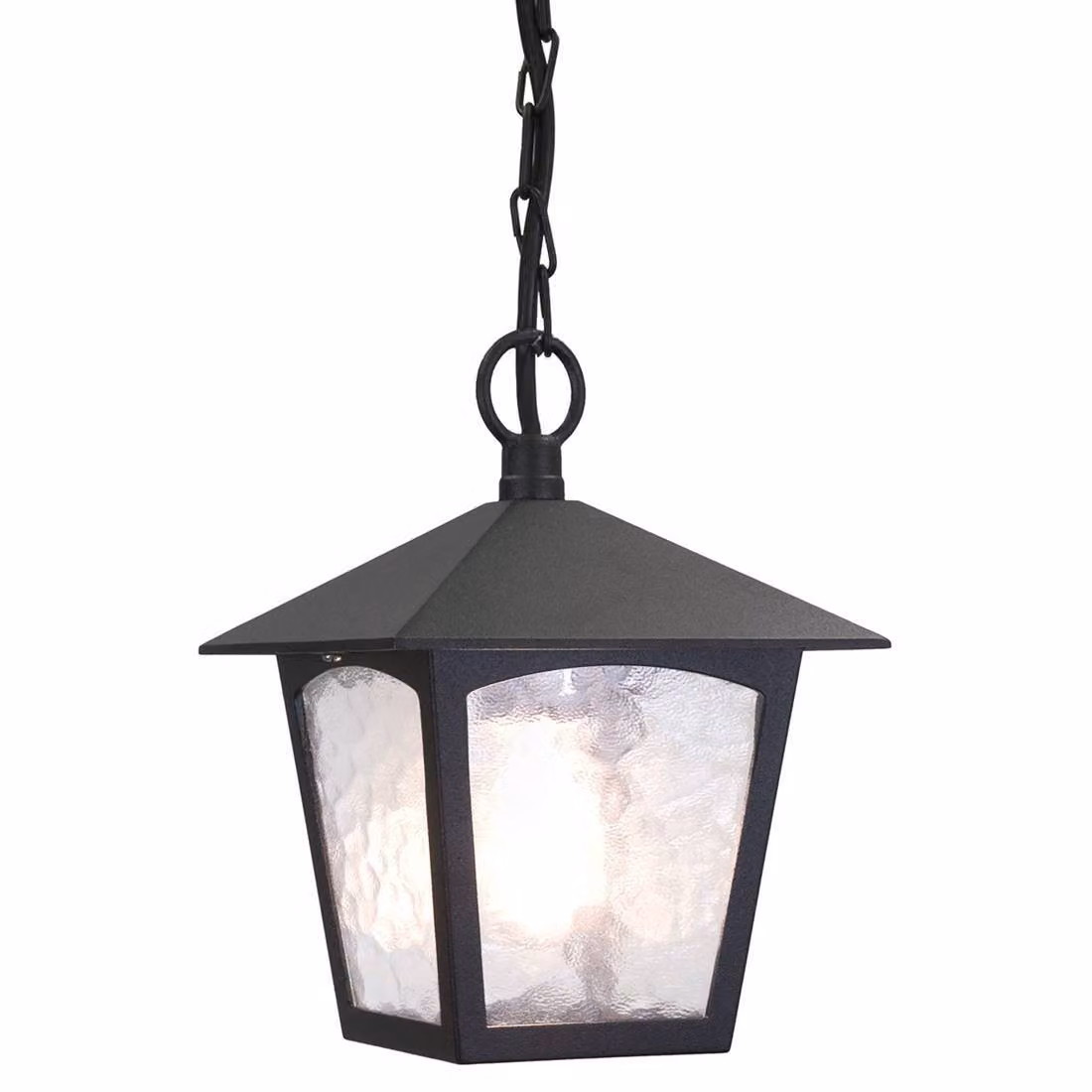 Lampada a sospensione da esterno York 1xE27 nera Elstead BL6B-BLACK