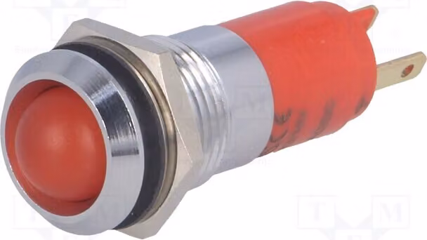 1 x Indicatore luminoso: LED concavo, 12÷14 VDC, 12÷14 VAC. Foro: Ø 14,2 mm, modello SWBU14022A