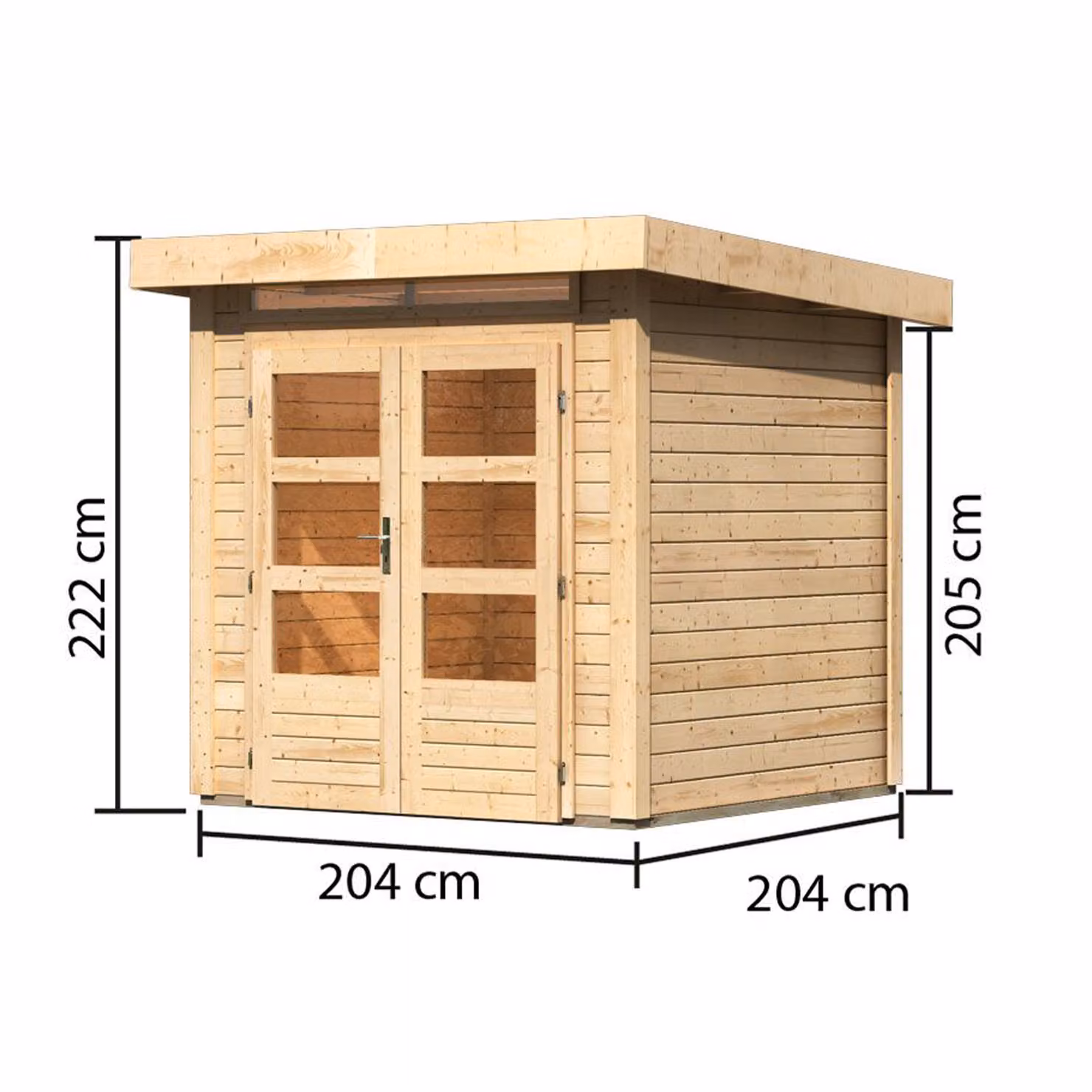 Casetta da giardino Woodfeeling Kandern 1 finitura naturale; 82984