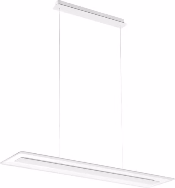 Linea Light Antille Lampada a Sospensione LED Bianca con Vetro e Metallo