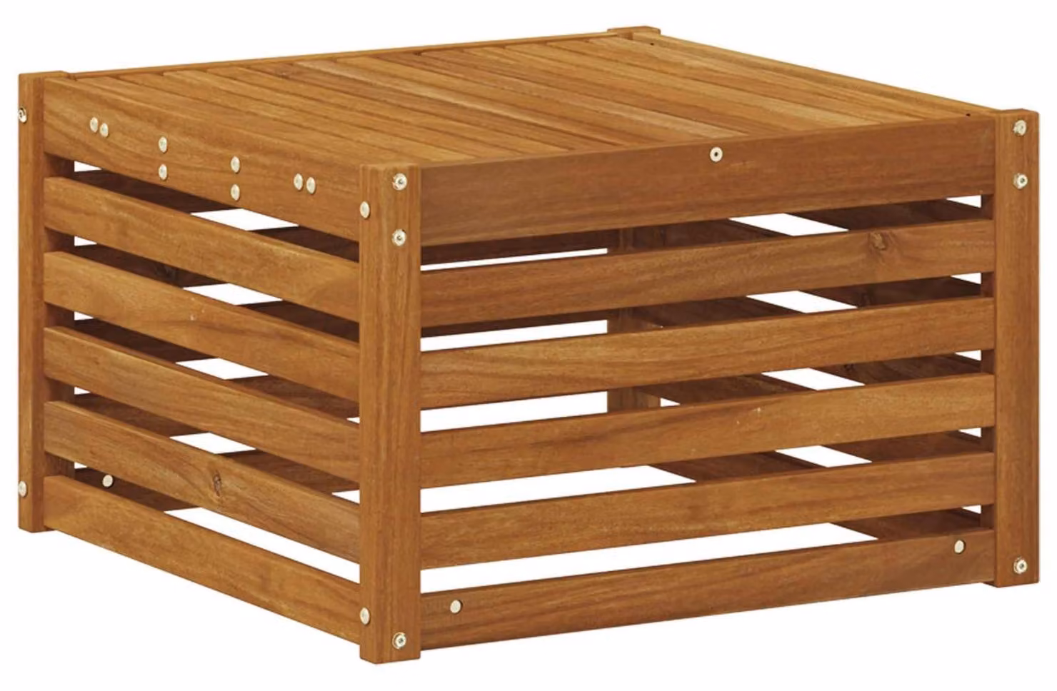 Tavolo da Esterno Legno di Acacia Massello Naturale