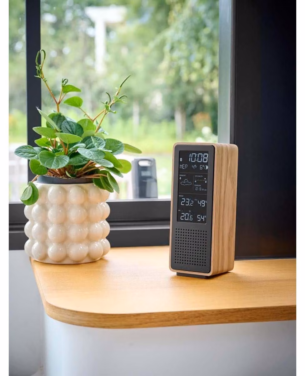 Thomson Altoparlante Bluetooth E Stazione Meteo Nero