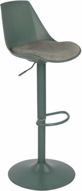 Set di 2 Sgabelli Samuel Casa Collection in PP con Cuscino in Tessuto Verde Matt