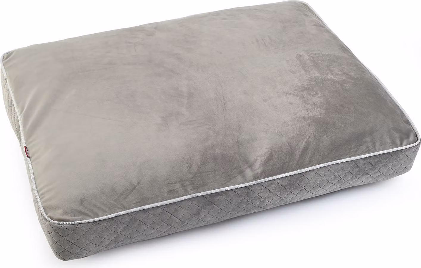 Cuscino per cani con memory foam per cani di taglia grande Lettino per cani lavabile Suede Large XXL: 100 x 120 cm Colore: grigio (velluto)