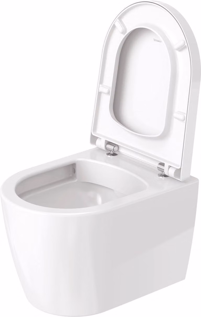 Duravit ME by Starck WC suspendu Compact, Rimless, chasse d'eau basse, Durafix, 370x480mm, 253009AC00, 253009AC00