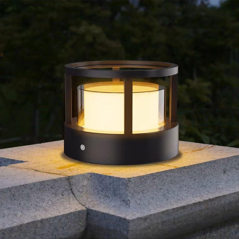 Lampada da esterno per davanzali, grado di protezione IP65, 15W LED, 3000K, alluminio, colore nero