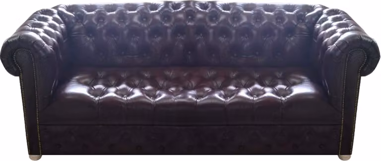 Braun Polster Möbel Wohnzimmer Luxus Sofa Dreisitze Couch Einrichtung