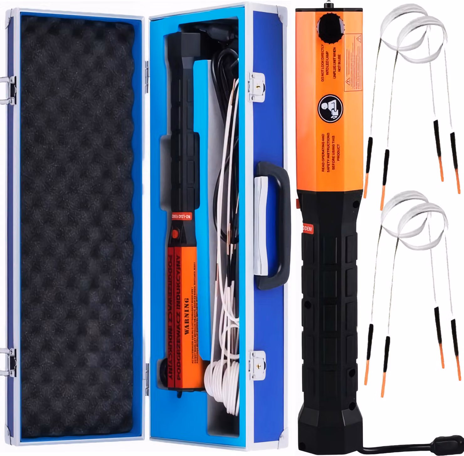 KRAFT&DELE | Riscaldatore a induzione senza fiamma, 1500W, riscaldatore a induzione magnetica portatile, macchina per la rimozione delle viti