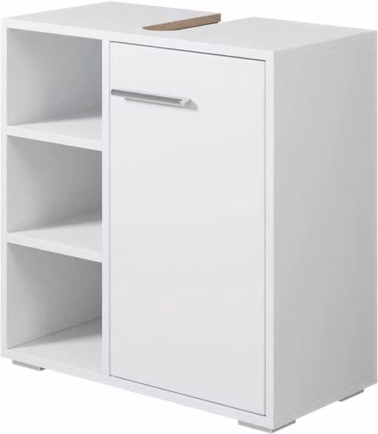 Wastafello Sotto Cassetta Con Apertura - Lavandino Cassetta - Mobili Bagno - Bianco