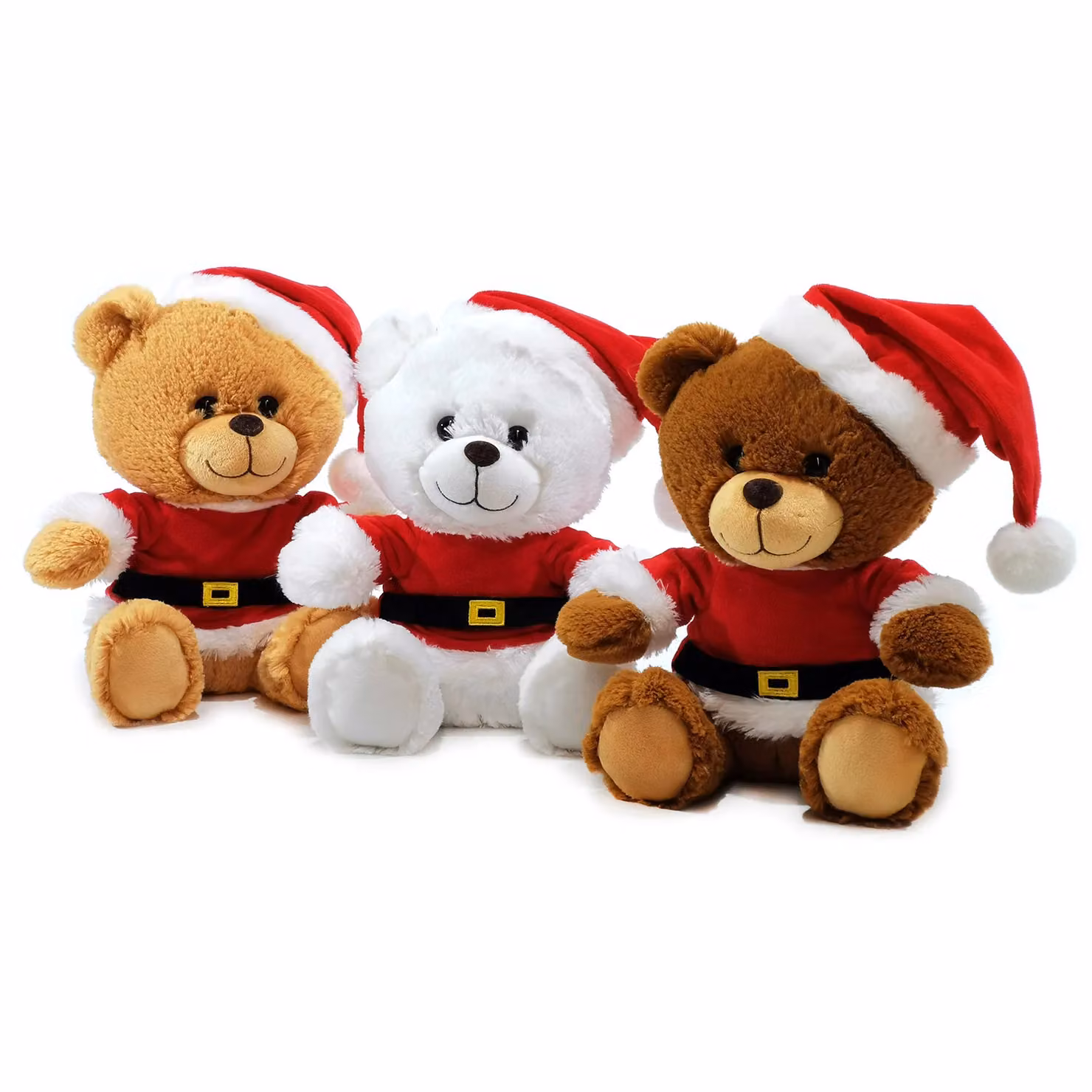 Peluche Orso Natalizio Vestiamo Casa, Multicolore, Altezza: 35 cm