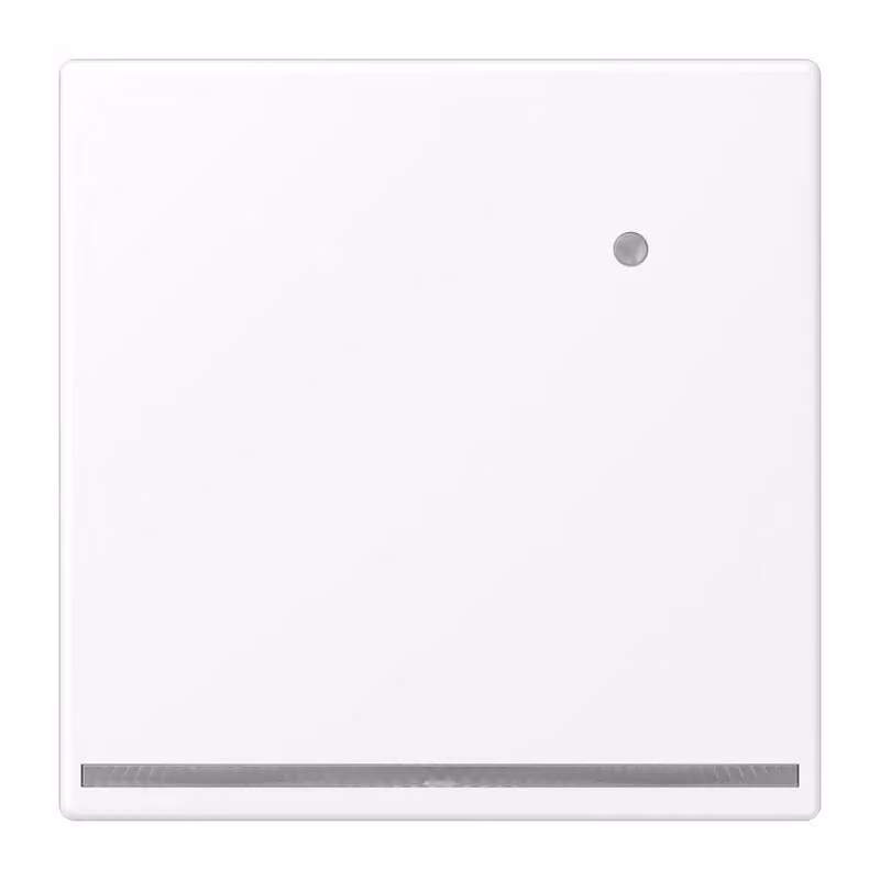 Luce di orientamento a LED Jung con sensore di luminosità integrato, in materiale termoplastico verniciato, serie LS, bianco neve opaco LS1539-OWWMLNW