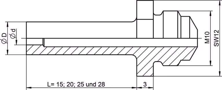Ricambi Gesipa: bocche 17/45, lunghezza speciale 15 mm