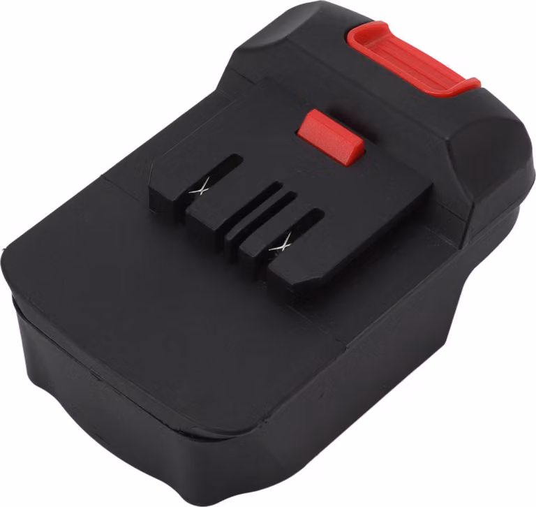 Q M Adattatore per batteria da 18 V a 20 V, convertitore di batteria per adattatore per utensili elettrici per la lavorazione del legno