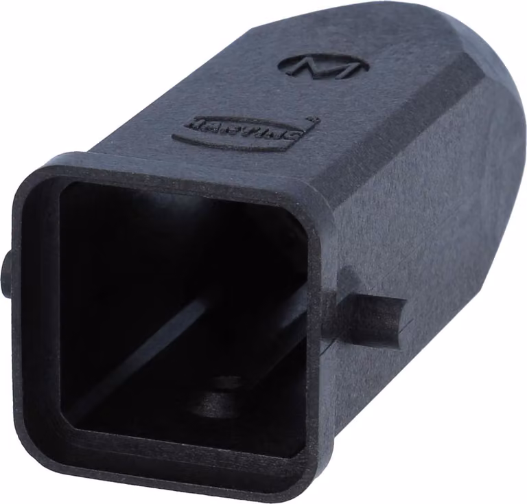 Custodia in tulle HARTING Han 3A, senza guarnizione preinstallata, con uscita cavo dritta da 1xM20, per 1 morsetto (sulla parte inferiore)