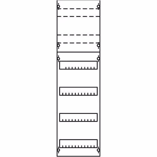 Striebel e John 1V2K-150 quadro di distribuzione 6RE / 1FB, modulo BH2 montato su profilo EDF 2CPX077810R9999
