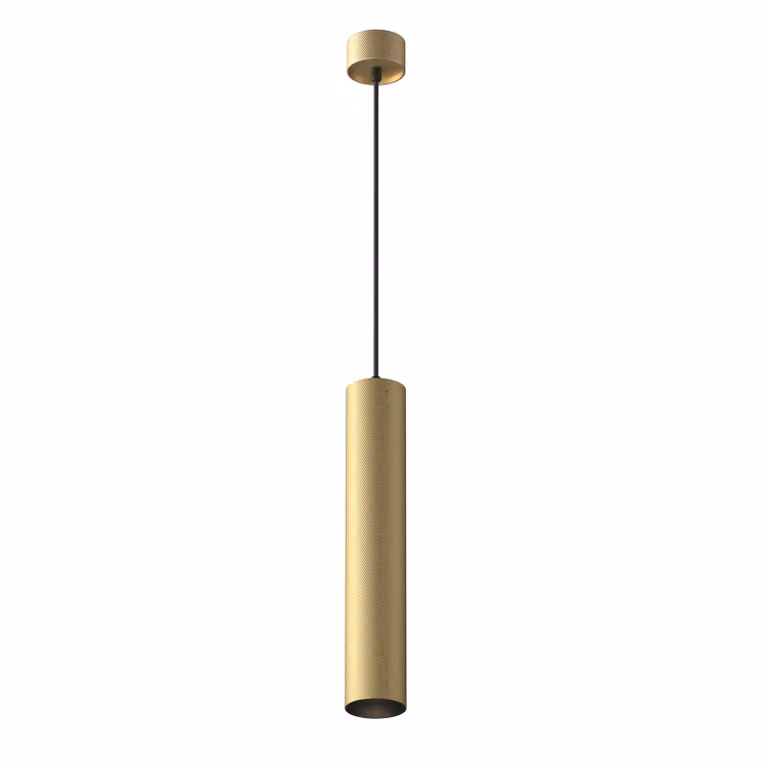 Lampada a sospensione tecnica Artisan Matt Gold P082PL-GU10-MG