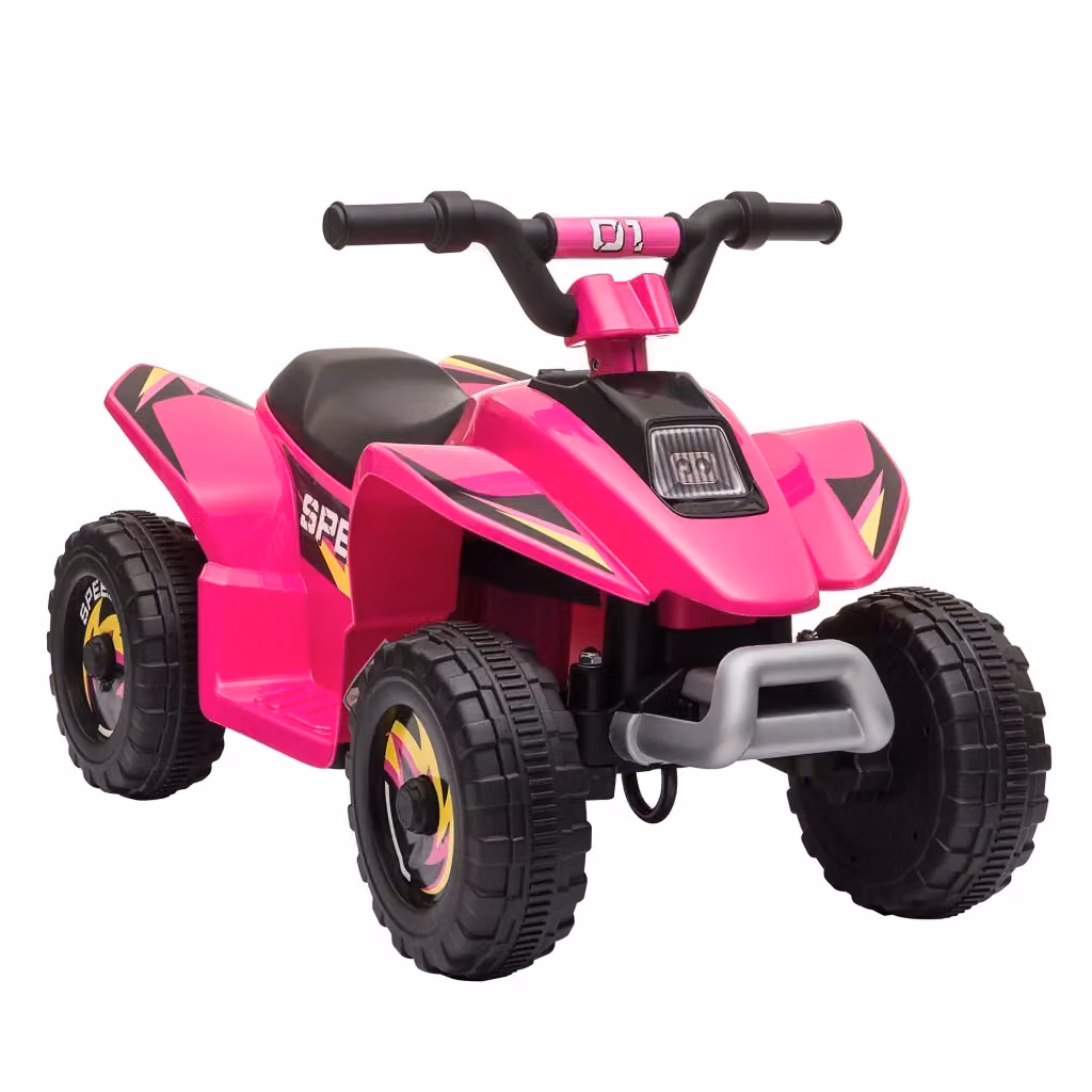 Quad elettrico per bambini Xylo con batteria 6V, colore rosa, L 72 cm x P 40 cm x H 45,5 cm – 2