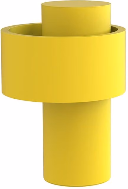 Lampada da Tavolo Ricaricabile Tooy Nastro LED Gialla con Luce Bianco Caldo