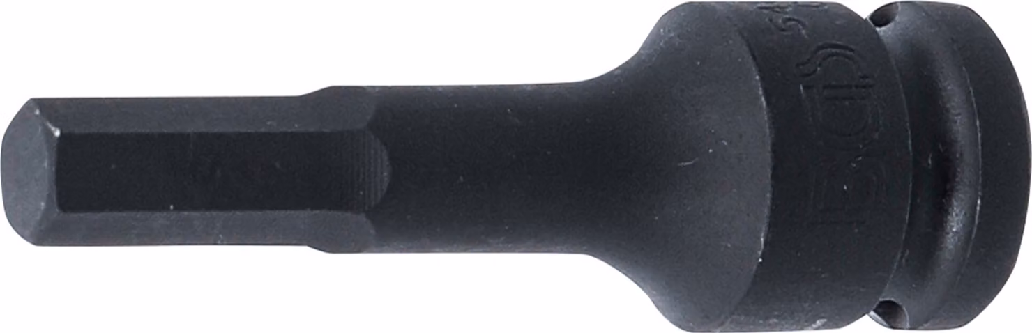 BGS 5481-M10 | Presa per bit di potenza | Lunghezza 75 mm | 12,5 mm (1/2") | Presa esagonale 10 mm